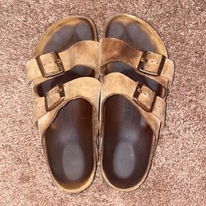 Arizona Birkenstock 38 Tabacco Brown